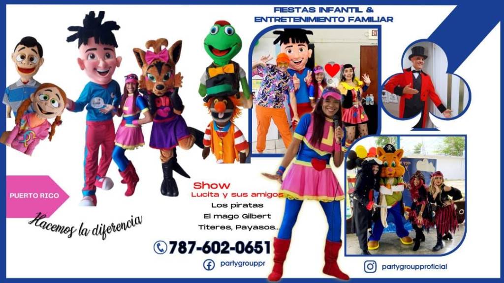 Screenshot of Party animators Facebook business profile, Dominican Republic © Party Group P.R, SLIDING Magazine